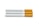 Three cigarettes aligned horizontally, each with a white paper body and a brown filter tip, displayed against a plain white background.