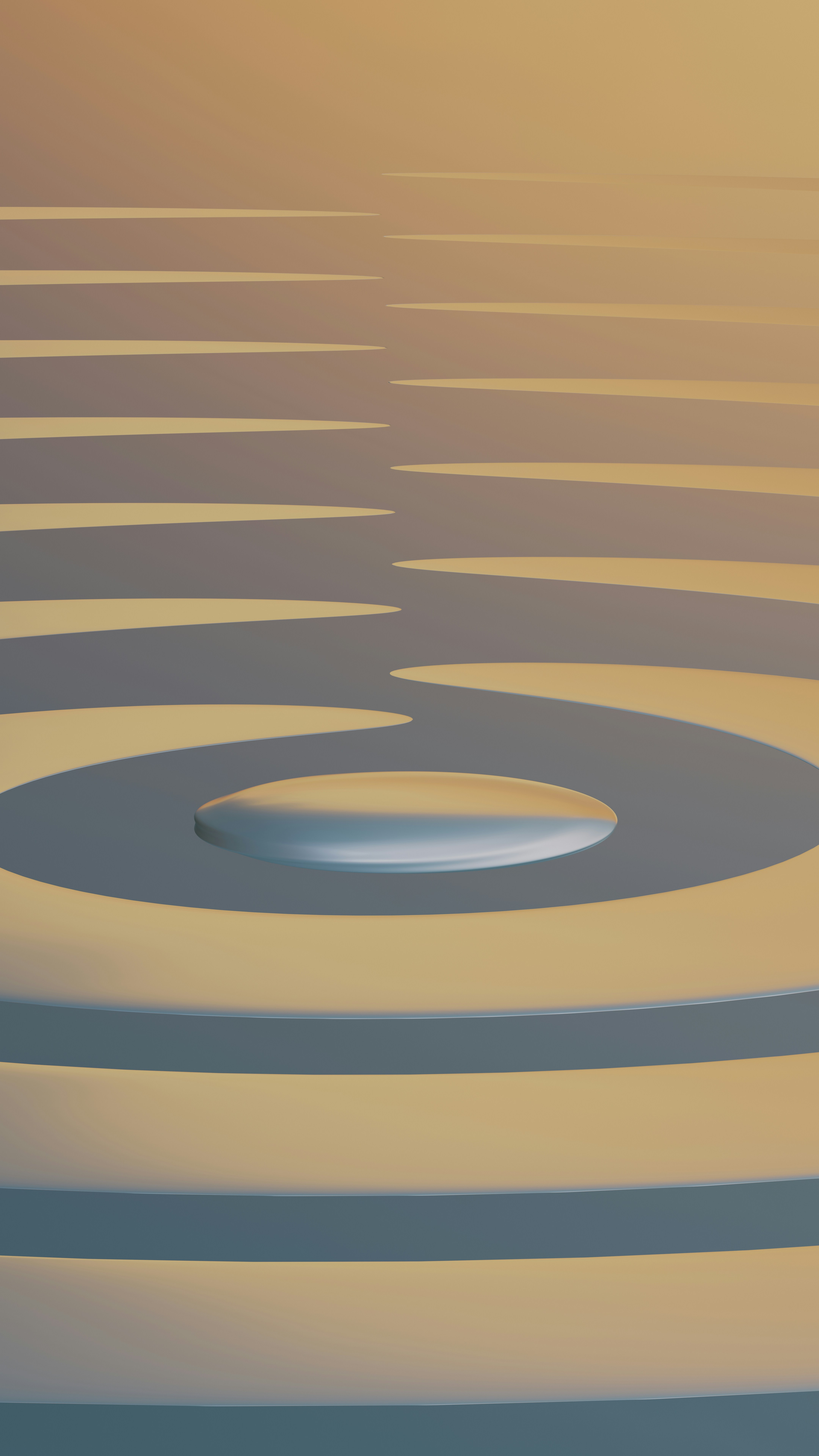 a circular object is shown in the middle of the image