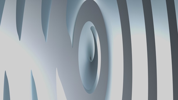 Abstract technology background with electric blue and metallic gray tones.