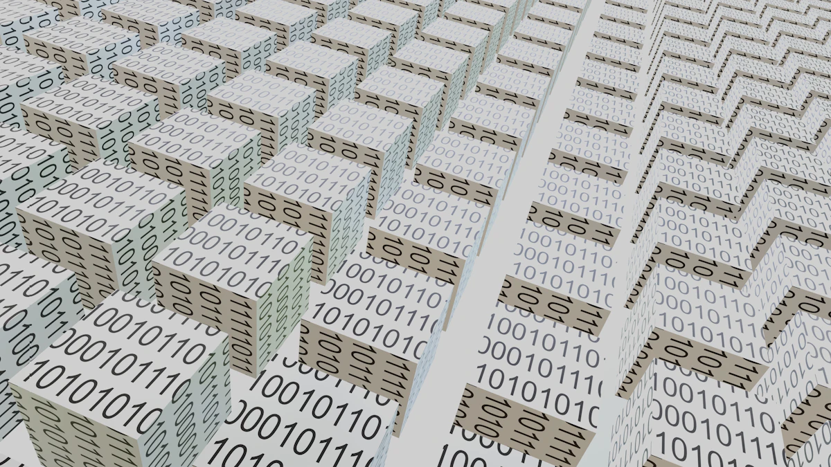 Servidor procesando bloques de datos comprimidos