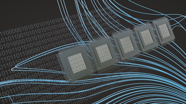 A visual representation of cutting-edge computing technology.