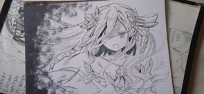 Dynamic hentai artwork featuring a character from a popular manga series.