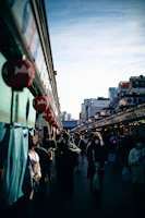 Colorful traditional market scene in a small Yunnan village.