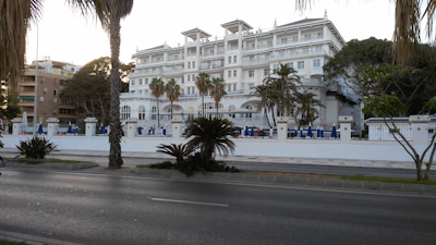 Front view of the property showcasing its elegant facade under natural daylight.