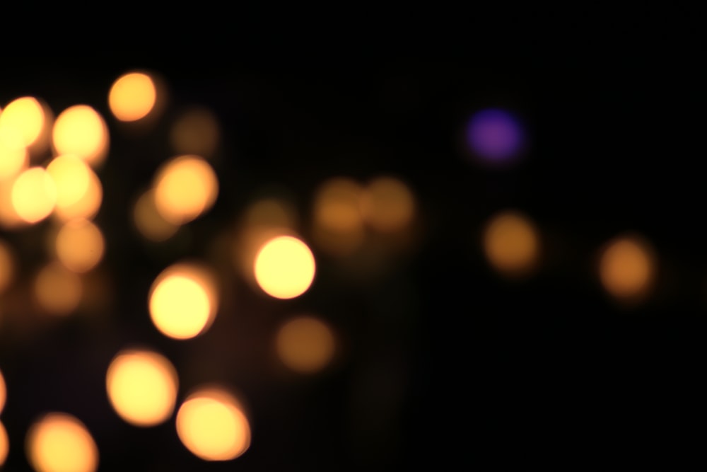 a blurry photo of a bunch of lights