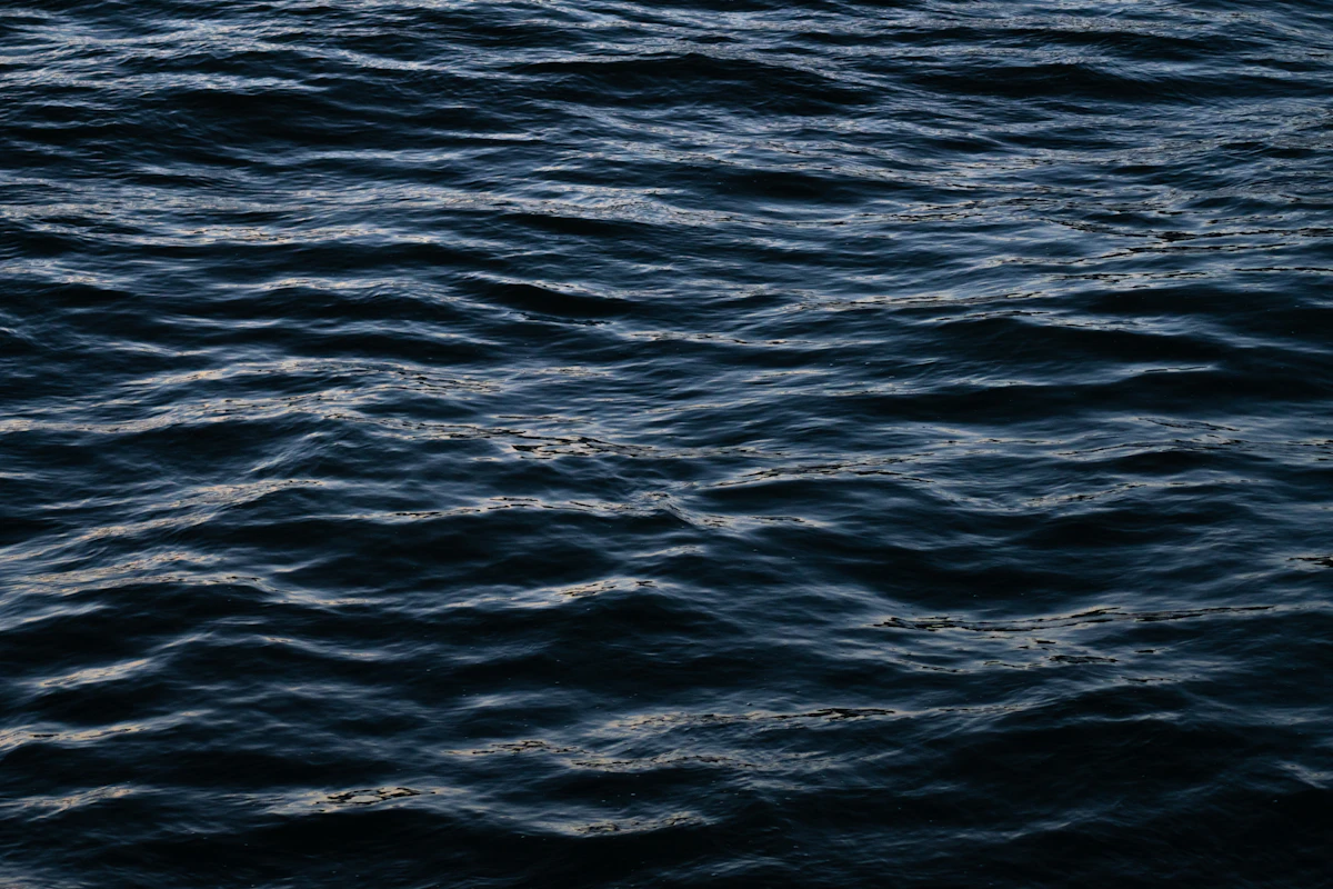 Deep blue ocean waves, Yemoja mother of the sea