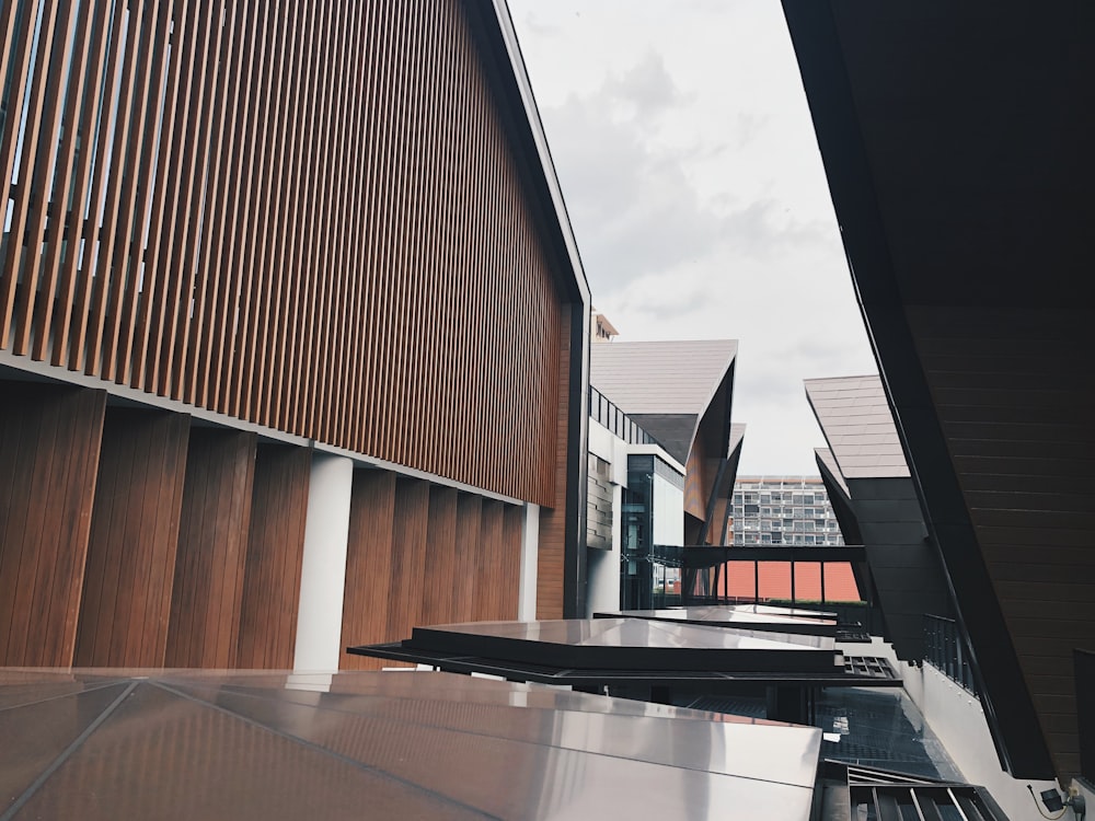 a view of a building from the outside