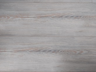 A close-up view of white wood planks.