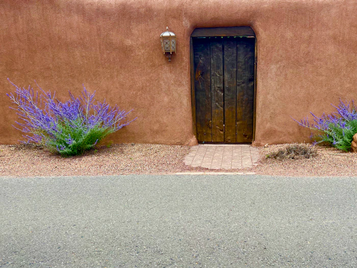 Santa Fe adobe doorway