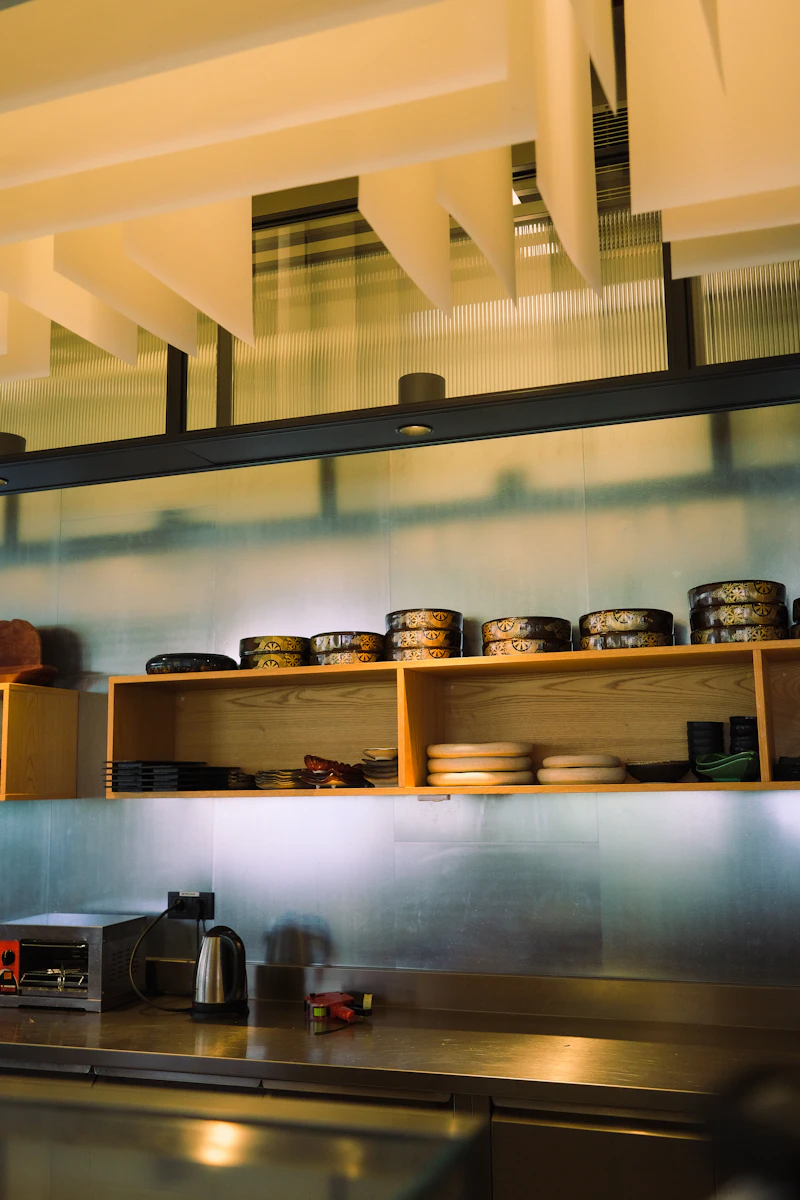 Kitchen equipment and cookware storage