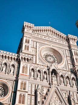 Close-up of decorative facade elements made from compressed polystyrene with protective coating.