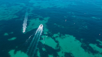 a couple of boats that are in the water