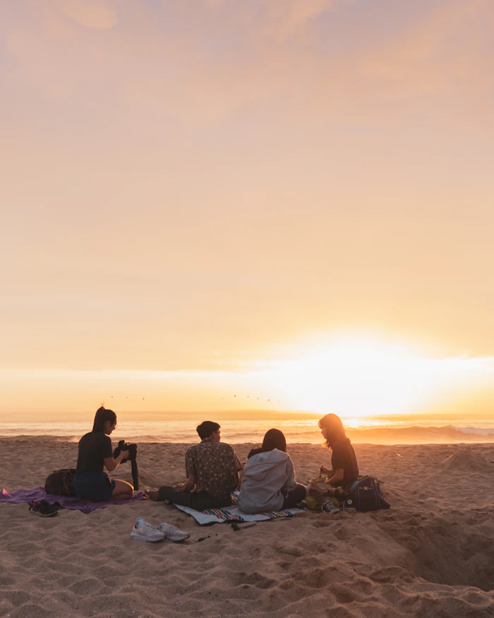 Beach sunset