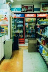 a grocery store filled with lots of food and drinks