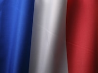 a close up of the colors of the flag of france