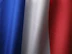 a close up of the colors of the flag of france