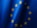 a close up of a blue and yellow flag