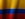 a close up of a red, yellow and blue flag