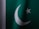 a close up of the flag of pakistan