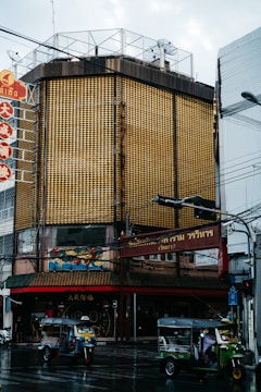 High-resolution screenshot of a Phnom Penh business website with clean blue and gold accents.