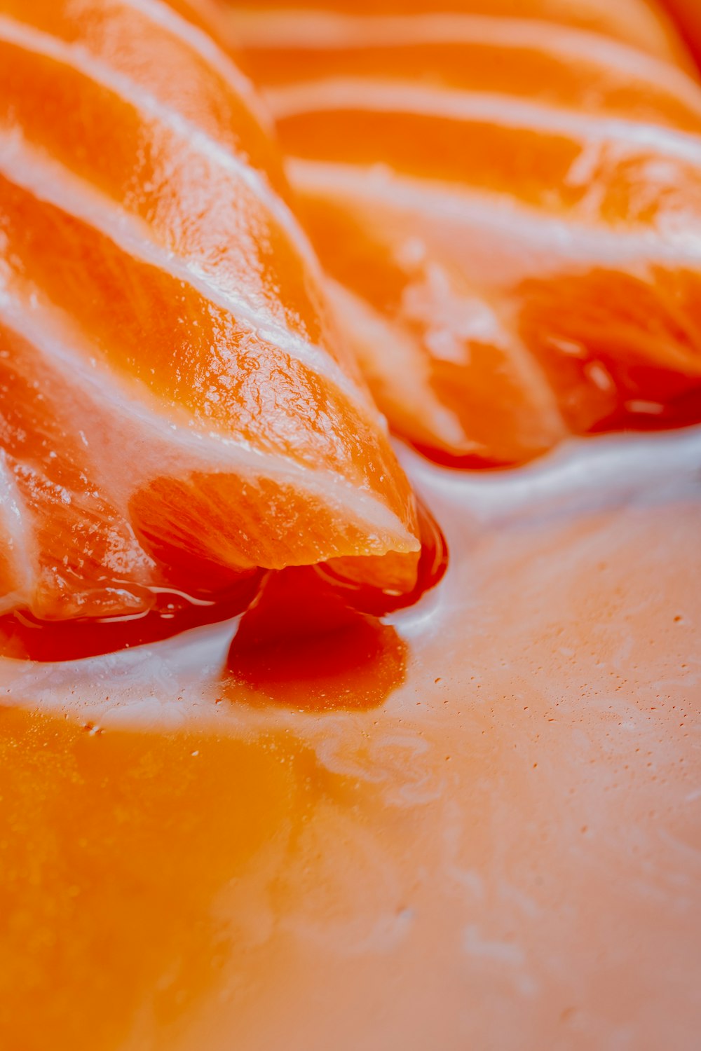 a close up of some fish on a table