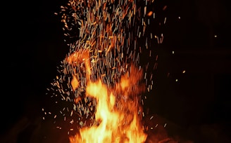 A vibrant graphic showing a blazing flame icon next to a shopping tag.