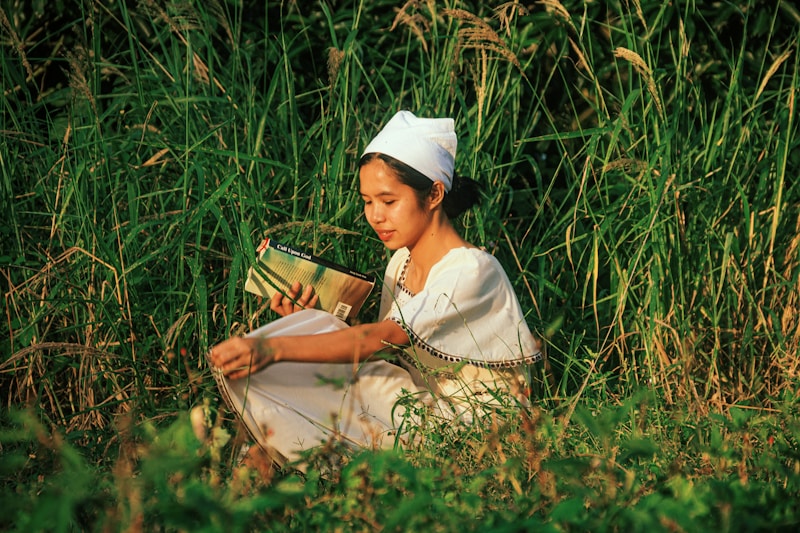 优雅女性休闲享受