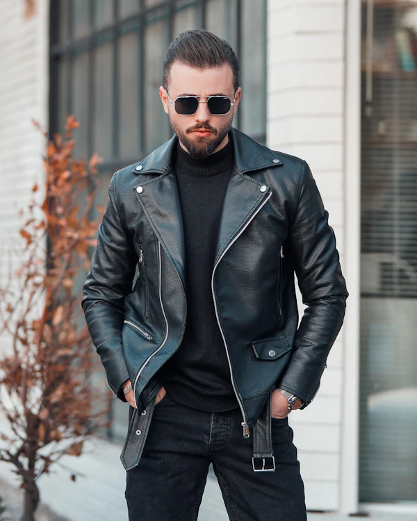 Manteau en laine noir