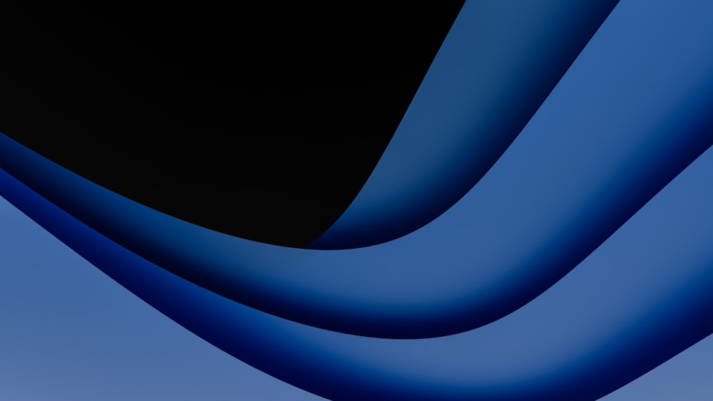 黒と青の抽象的な背景と黒い背景