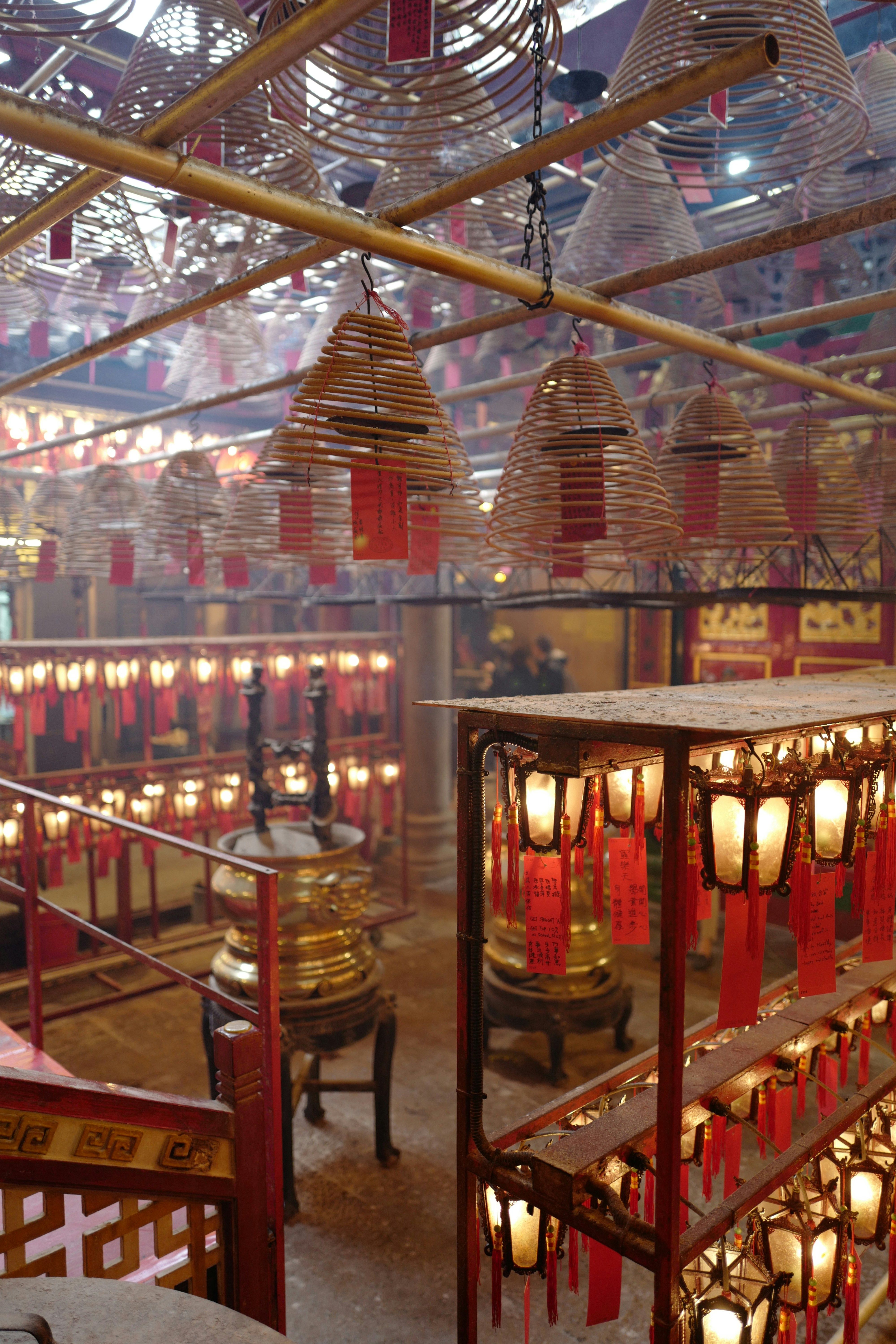 A room filled with lots of lit candles photo Free Hong kong Image on