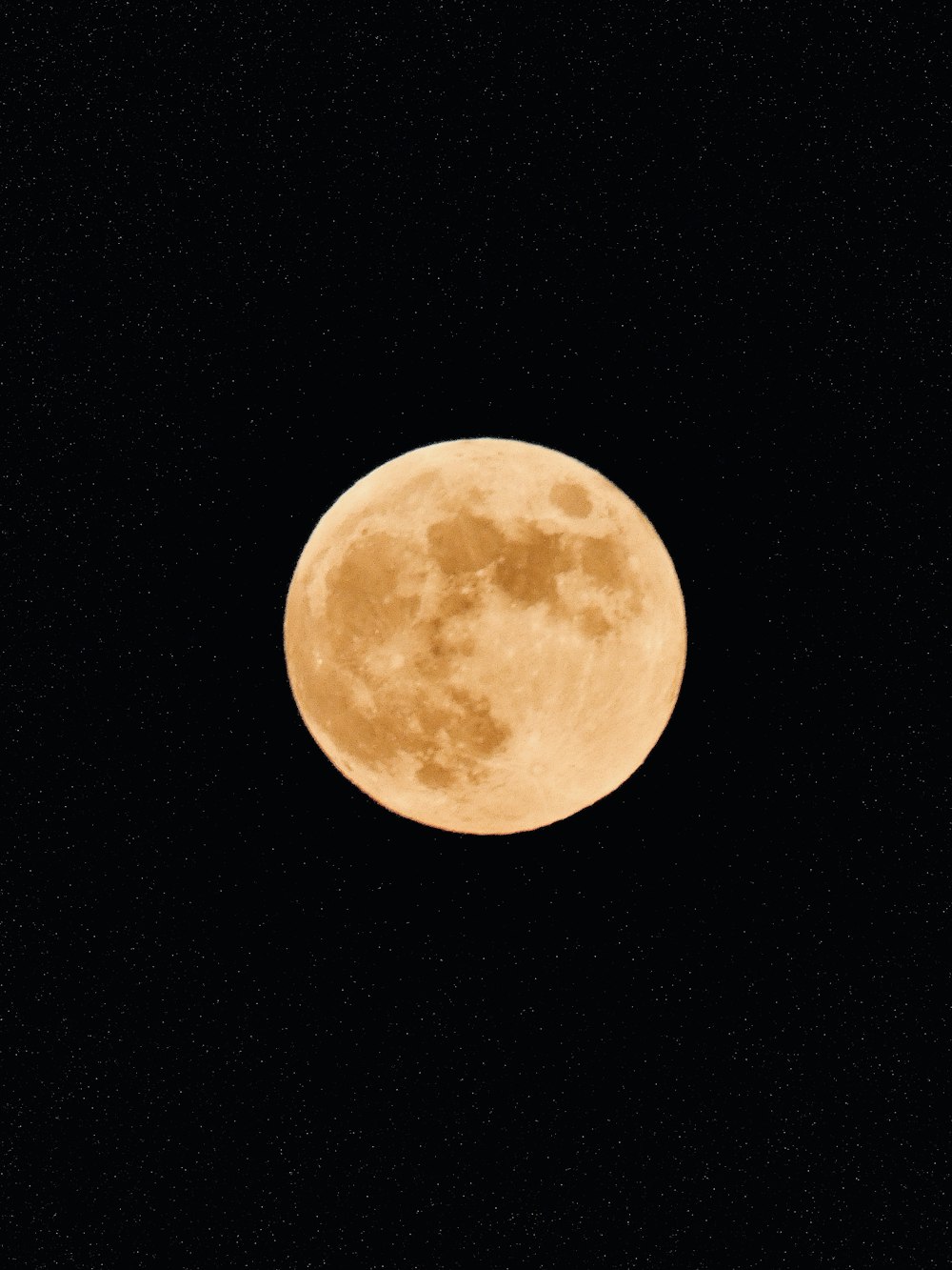 a full moon is seen in the sky