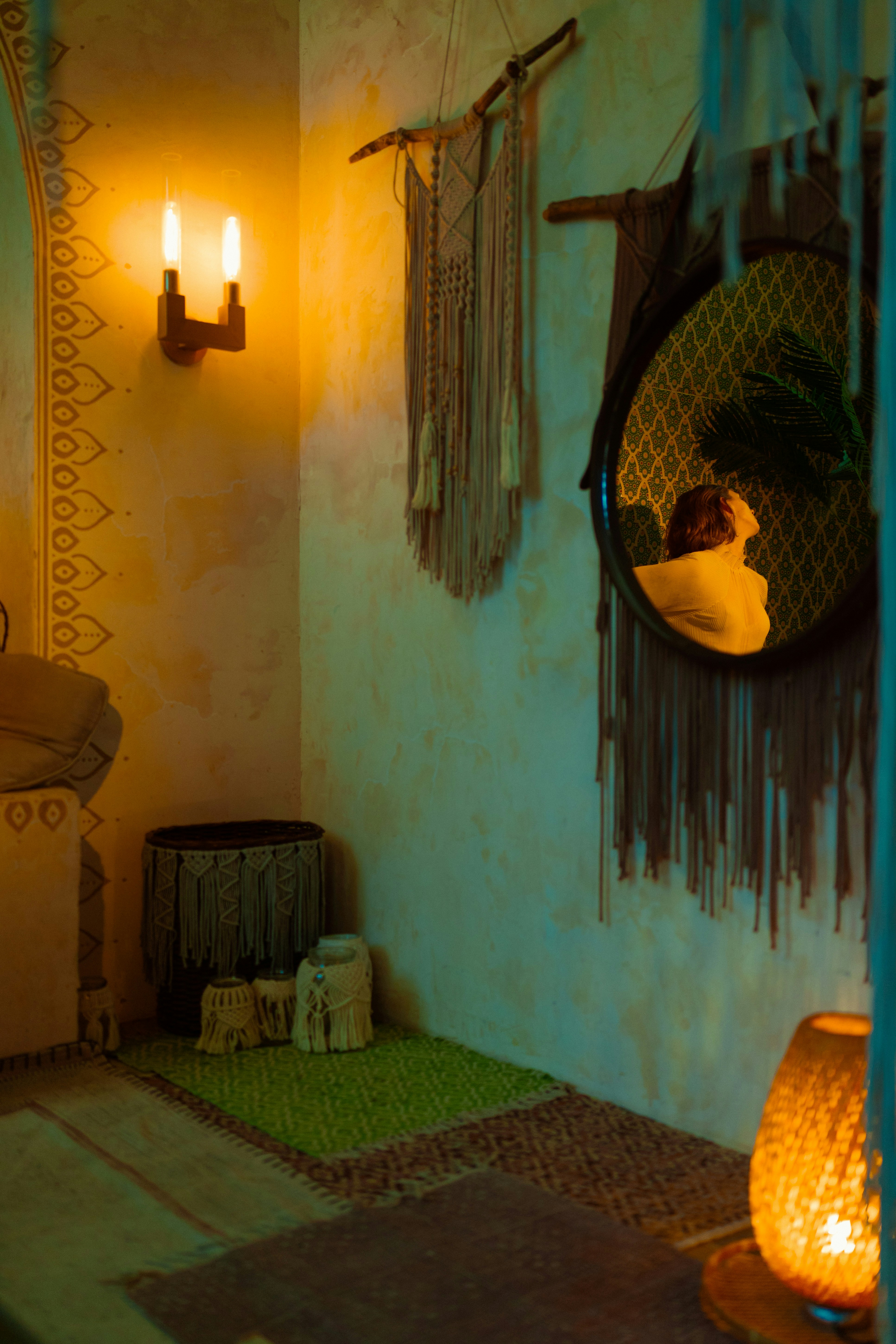 bohemian bathroom interior luxury, wallpaper, Luxury Bohemian Bathtub for Small Kitchen: Bold Design Ideas 3