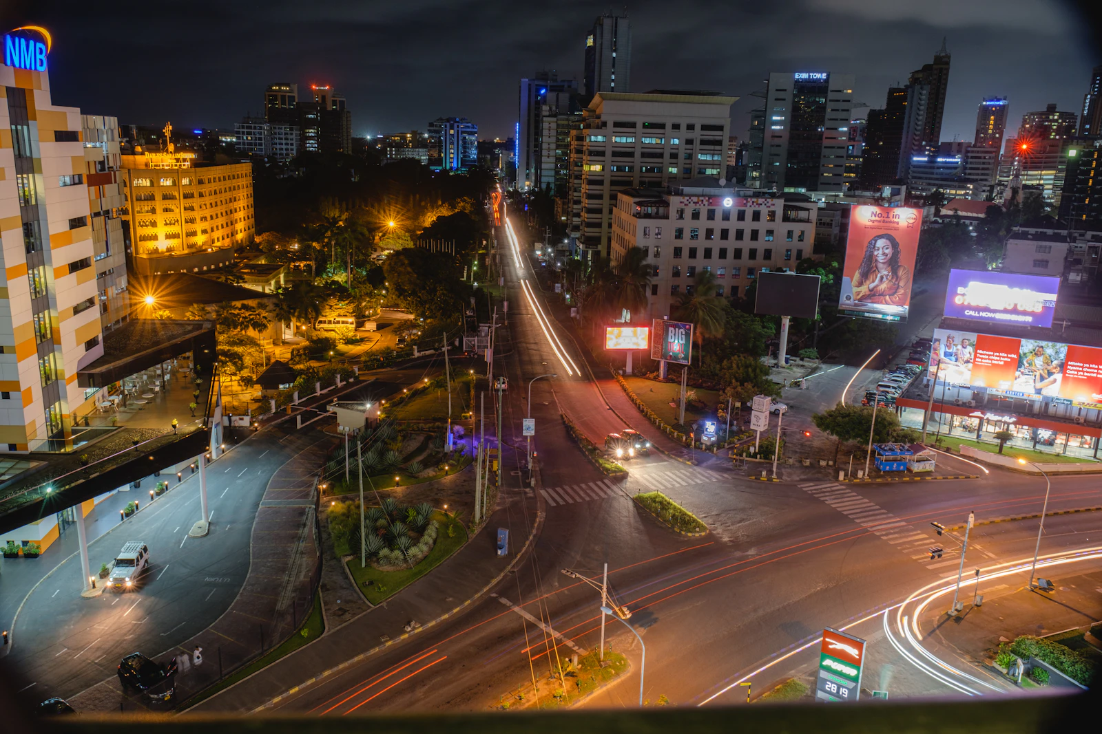 Dar es Salaam at night — contact Al Mawada Holdings