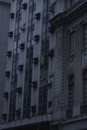 Photo of a modern PVC window installation on a residential building in Libya.