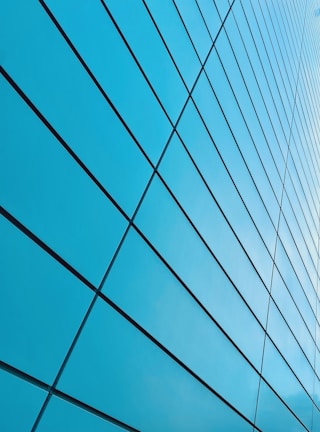 Transparent polycarbonate sheet showcasing its sleek and technical design