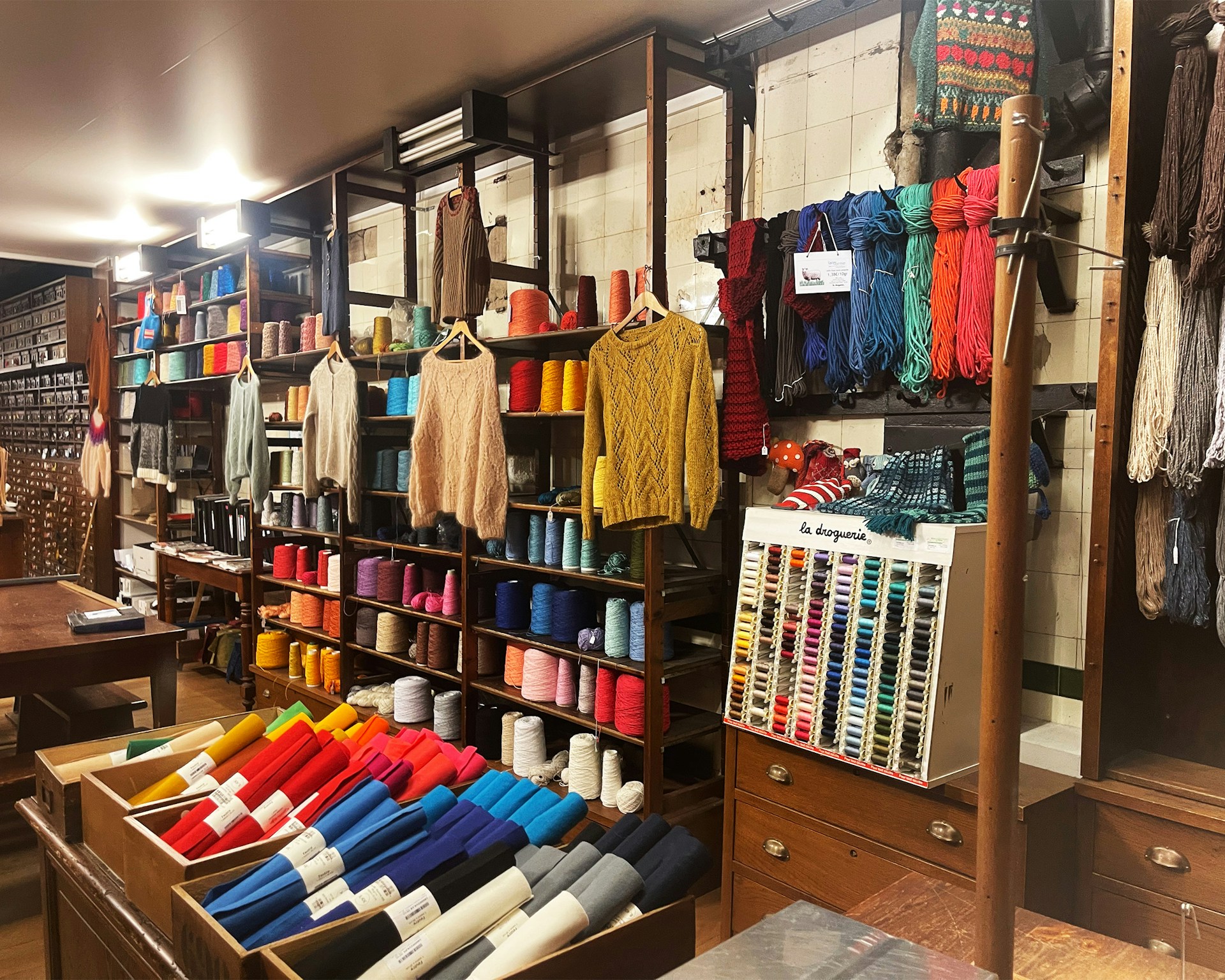 a room filled with lots of different colored items