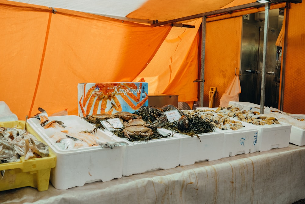 a table topped with lots of different types of food