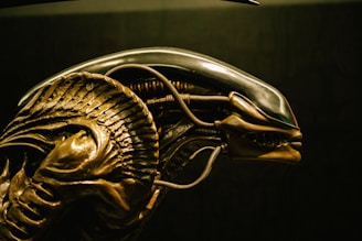 A detailed 3D digital creature design showcasing intricate textures and imaginative features.