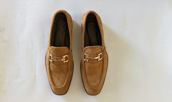 Cream Leather Loafers
