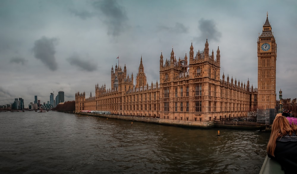 Der Big Ben Clock Tower thront über der City of London