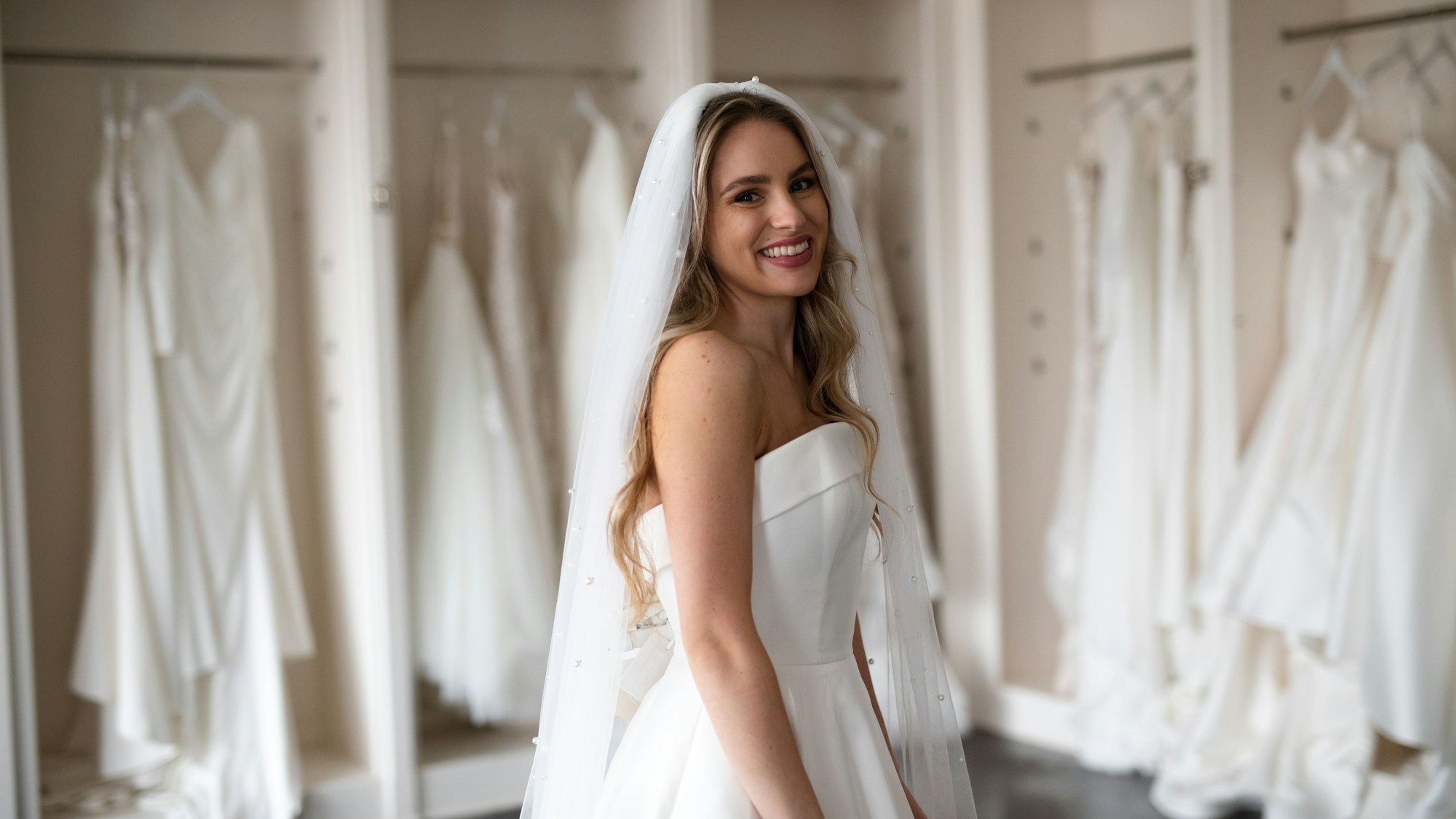 Bride in a wedding dress