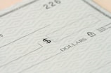 a cheque