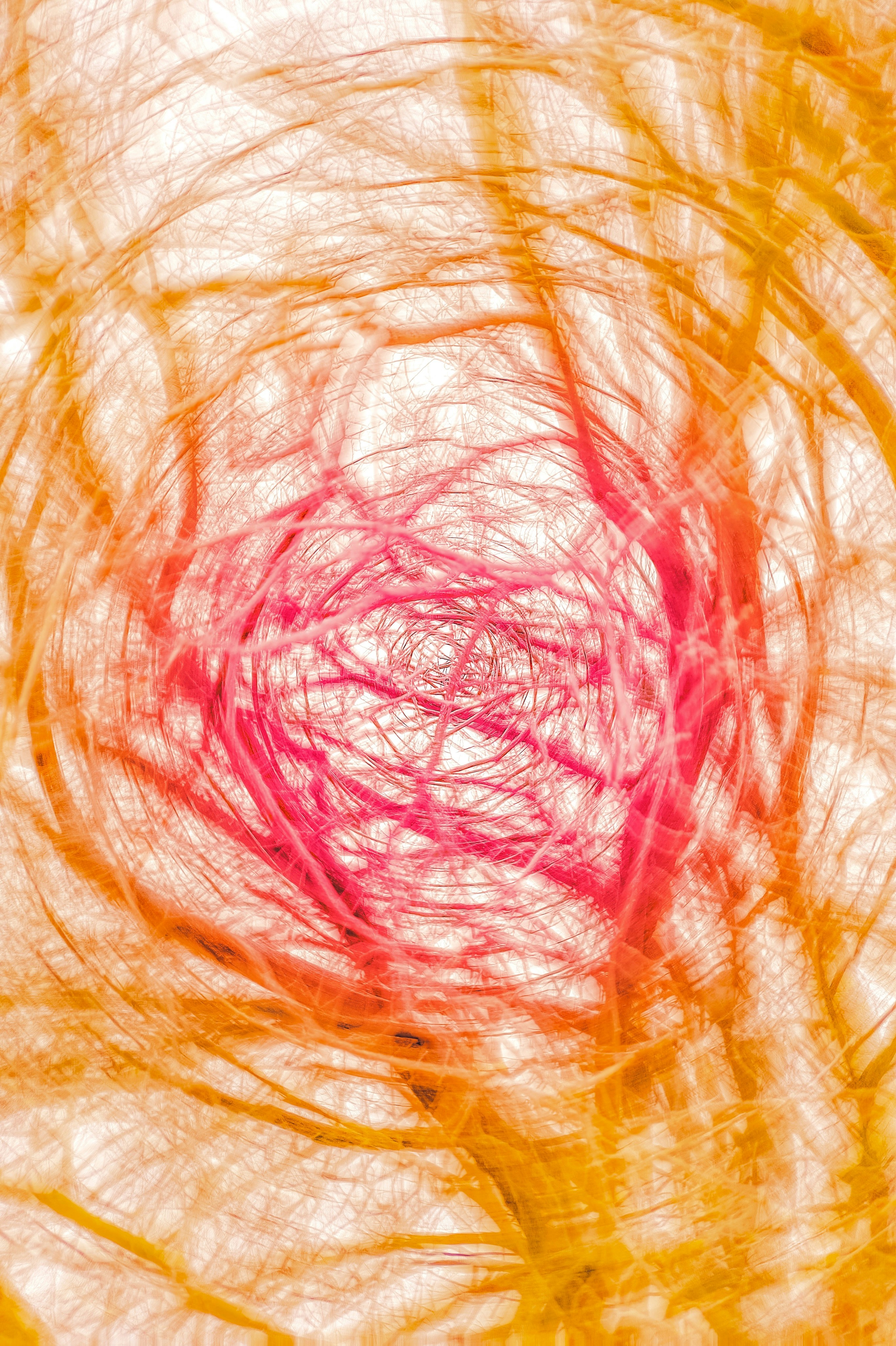 a picture of a red object in the middle of a picture