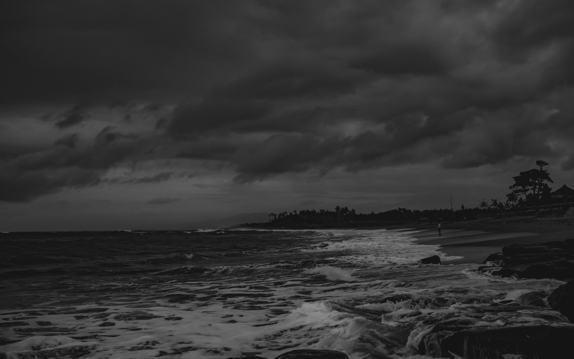 black and white bed linen