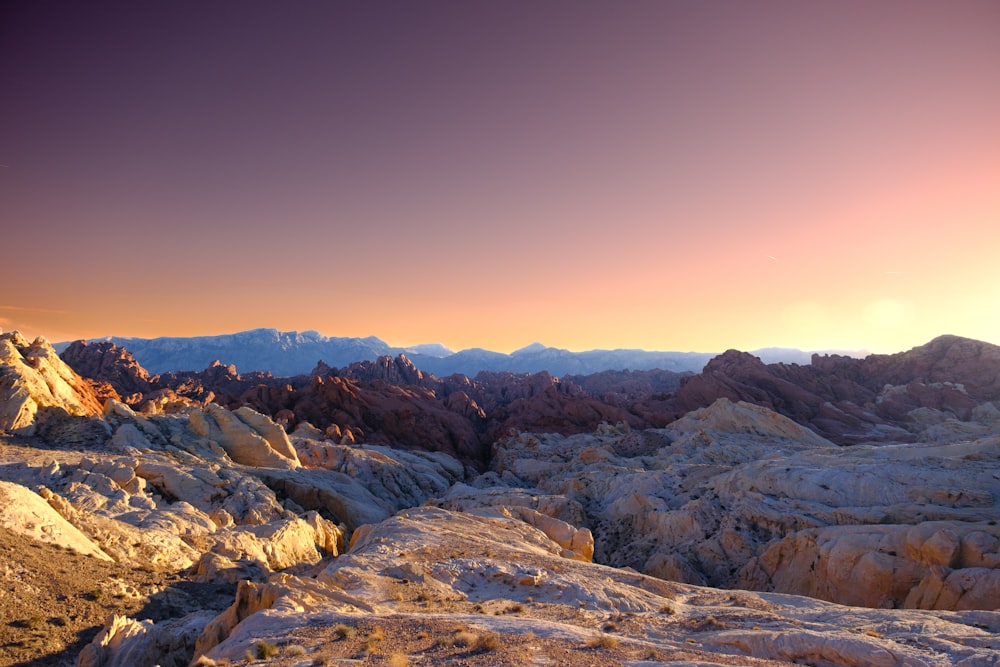 a view of the mountains from a high point of view