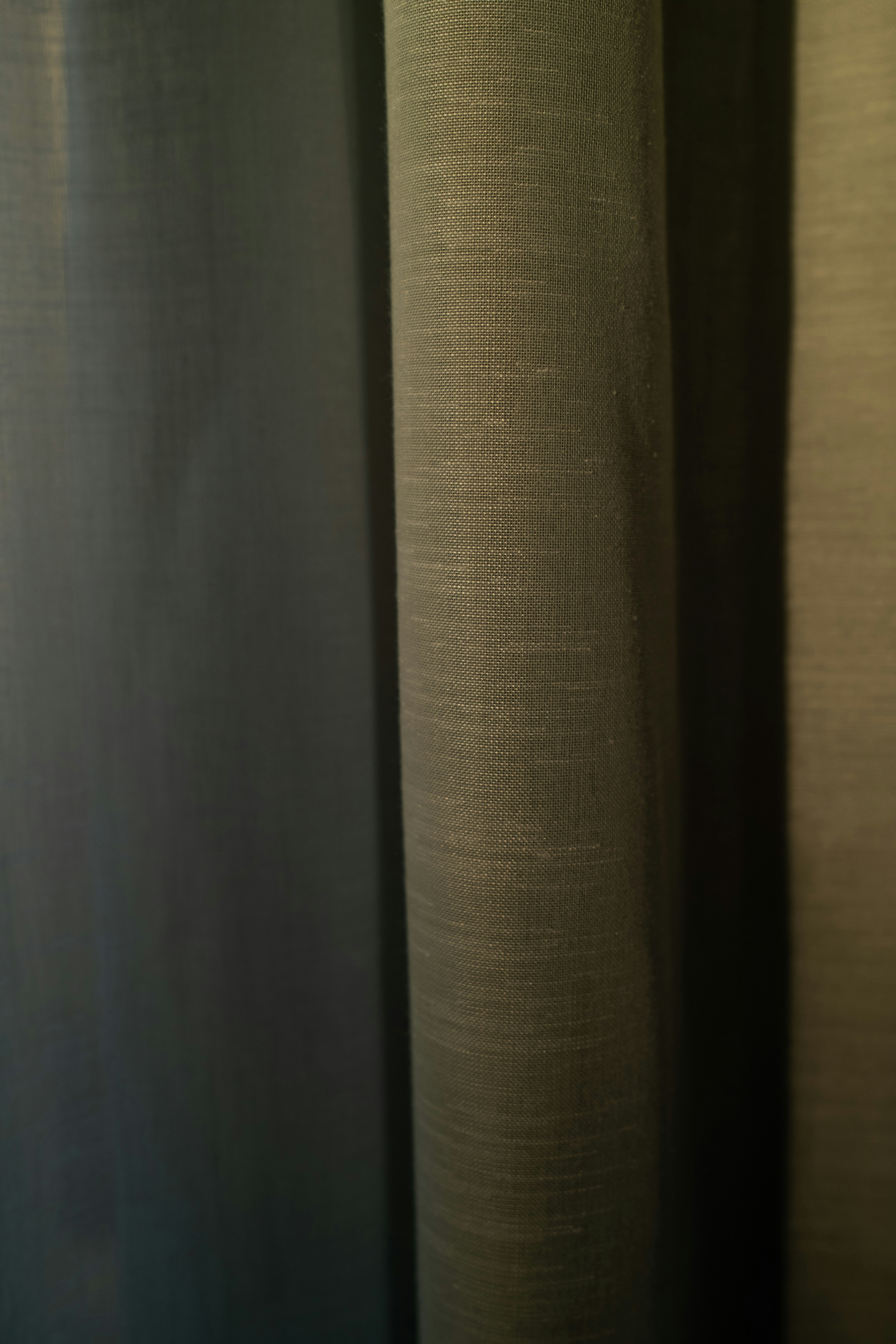 a close up of a curtain in a room