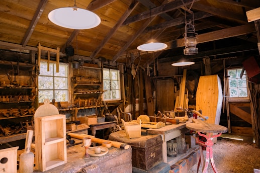 a room filled with lots of different types of tools