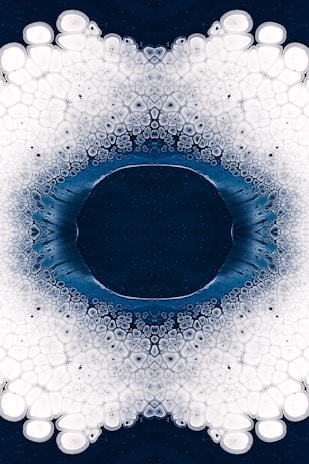 Subtle mandala patterns softly integrated into a light backdrop.