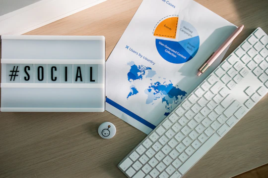 a keyboard and a mouse on a desk