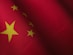a close up of the flag of china
